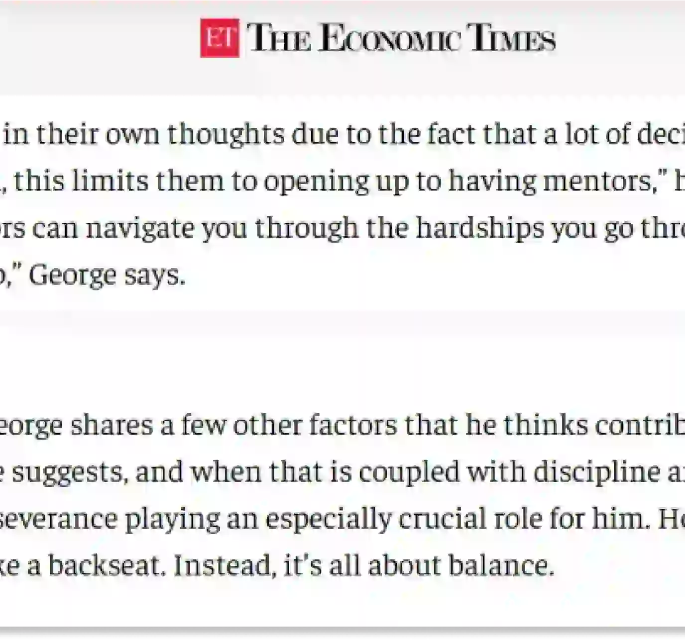 the econmic times